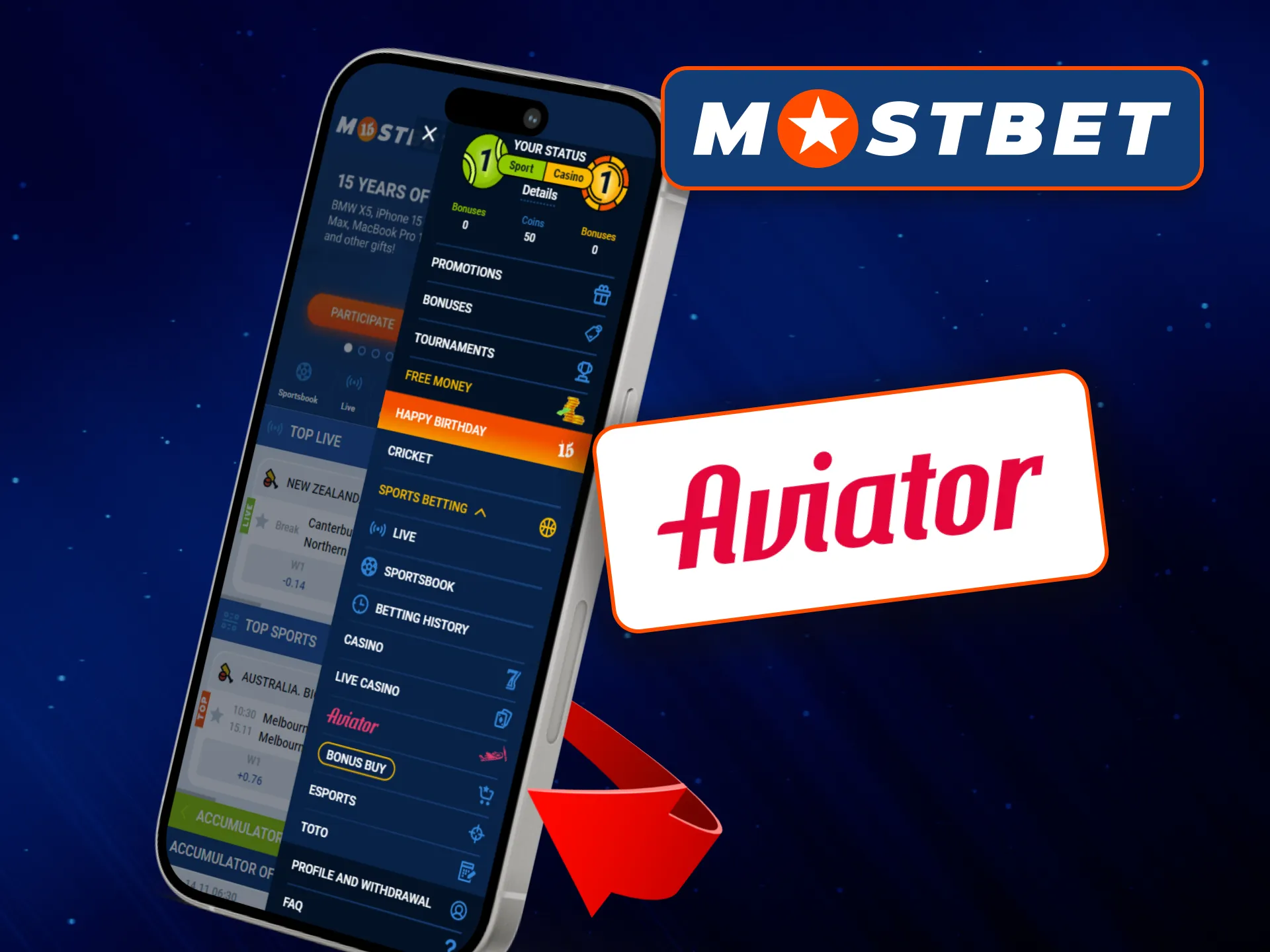 How to download and install Mostbet Aviator Game on your smartphone.