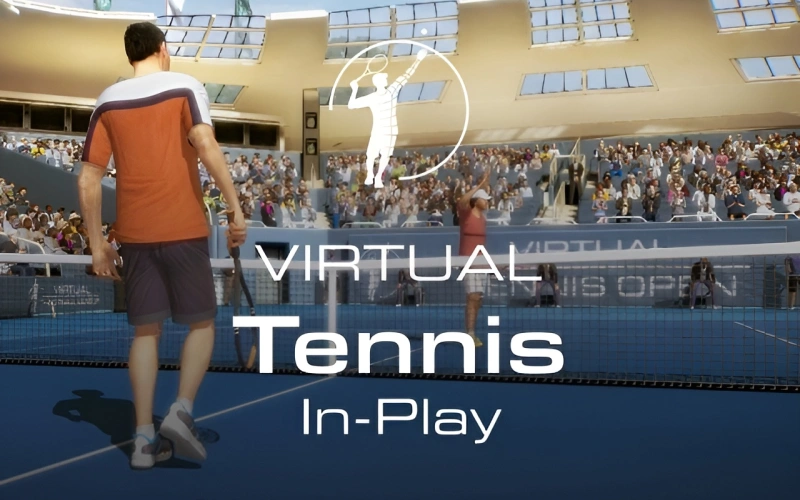 Bet on tennis matches anytime anywhere and get win fast with Virtual Tennis at Mostbet.